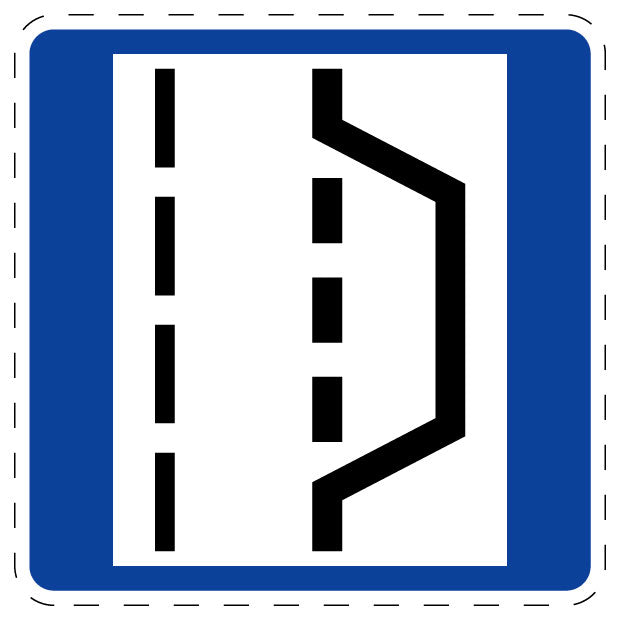 1 Stuk of traffic sign "Emergency stopping and breakdown bay" 20–70 cm LH-Verk-328