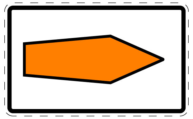 1 Stuk of traffic sign 2-15 cm LH-Verk-467