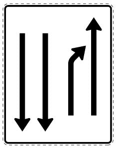 1 Stuk of traffic sign 20-70 cm LH-Verk-532-21