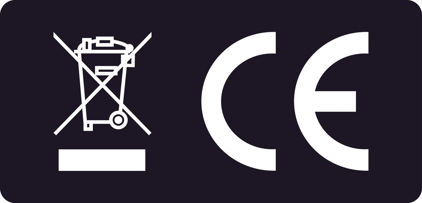 100x electrical appliances License plate "GS EAC CE" combined LH-WeeePE-300-88