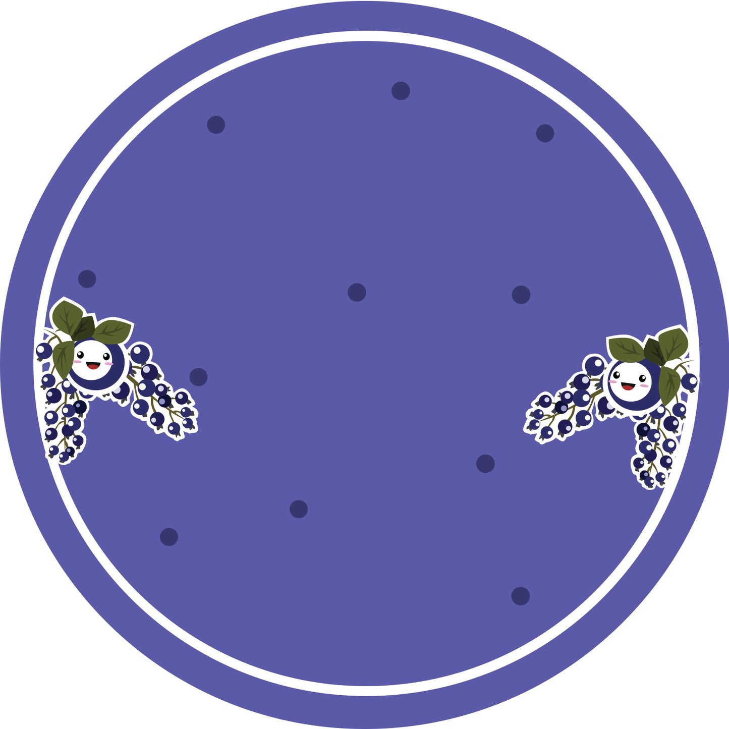 Jam stickers, preserving lables, household lables, round shape labels with matte finish LHMAR17310-Elderberries