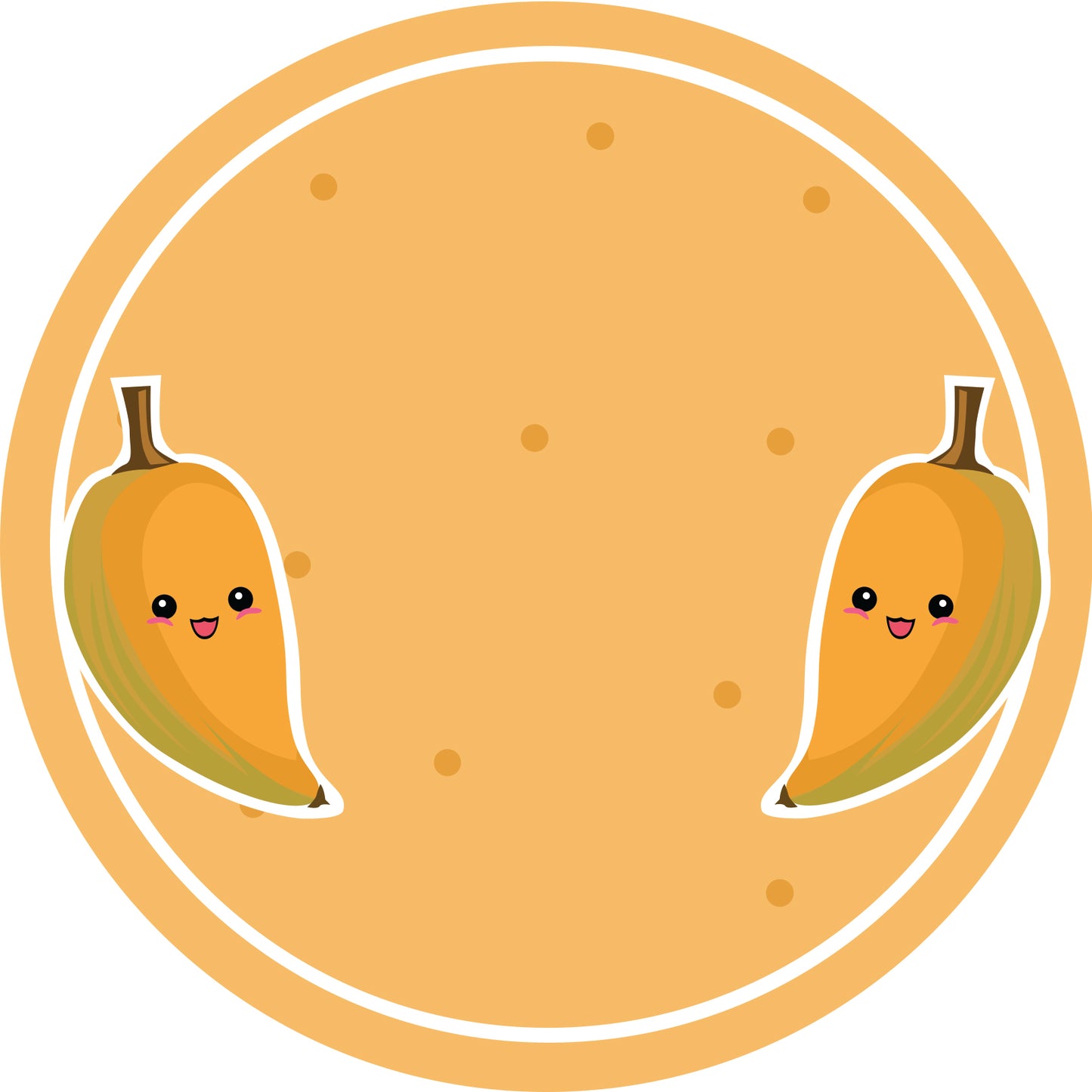 Jam stickers, preserving lables, household lables, round shape labels with matte finish LHMAR17340-Abiu