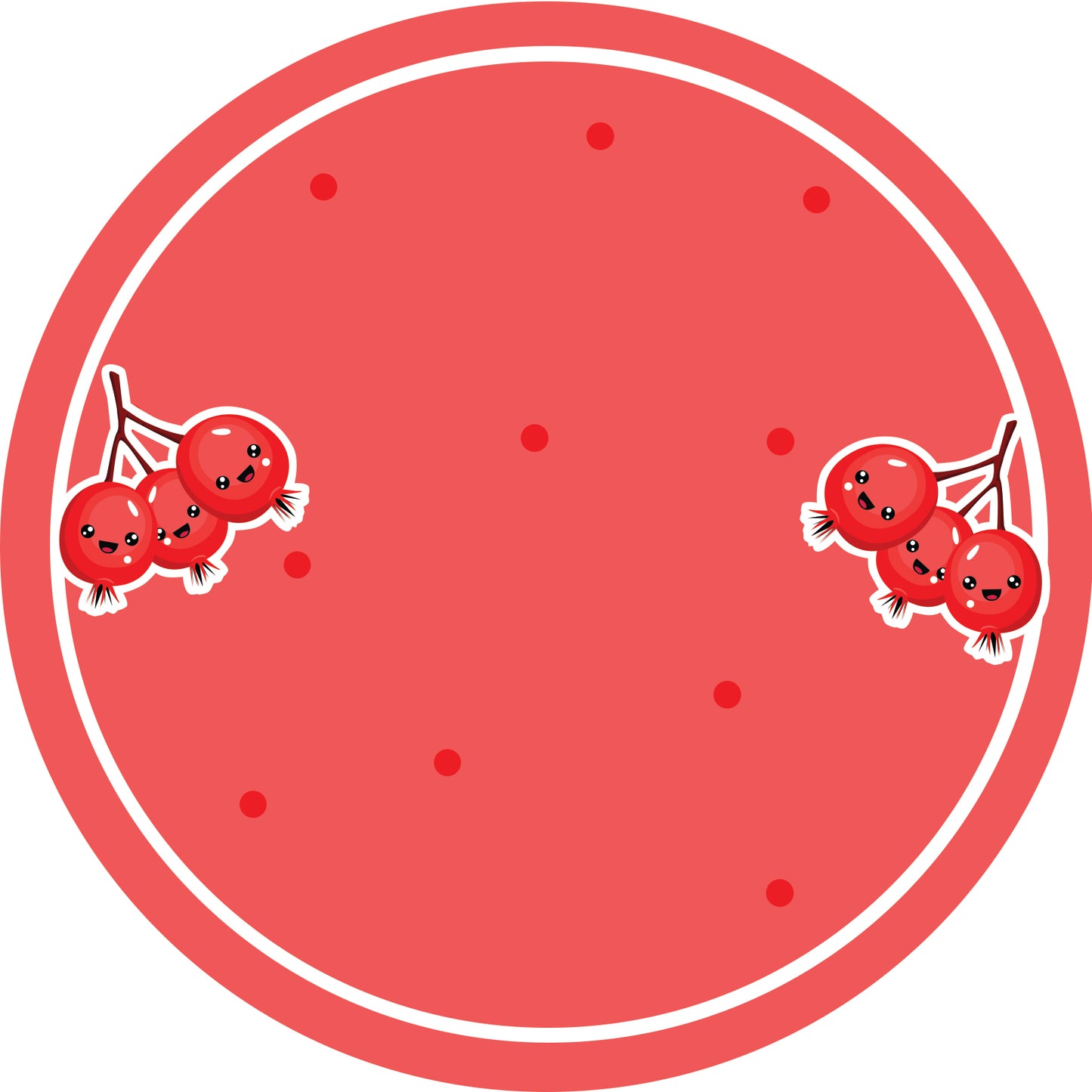 Jam stickers, preserving lables, household lables, round shape labels with matte finish LHMAR17820-Hawthorn