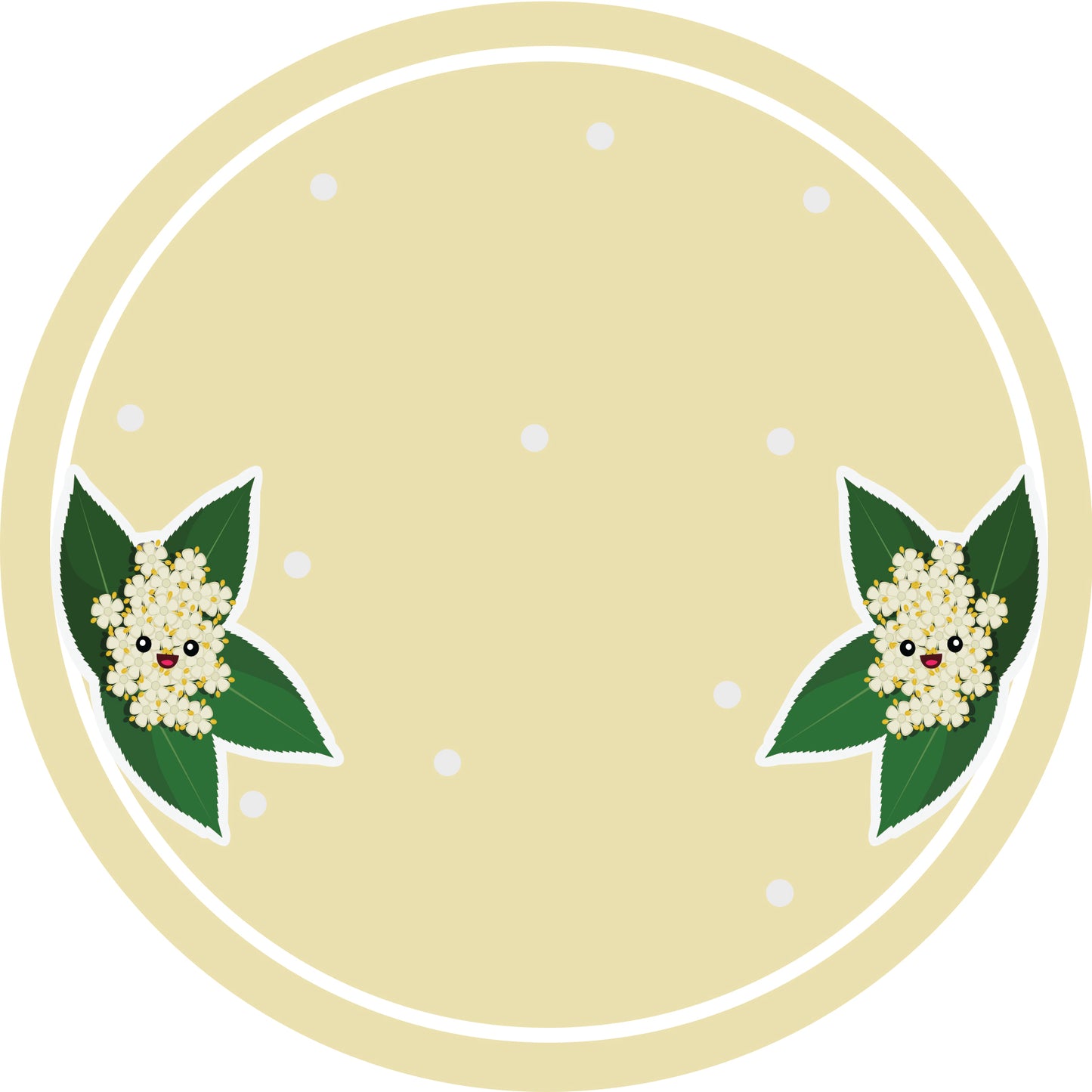 Jam stickers, preserving lables, household lables, round shape labels with matte finish LHMAR17870-Elderflower