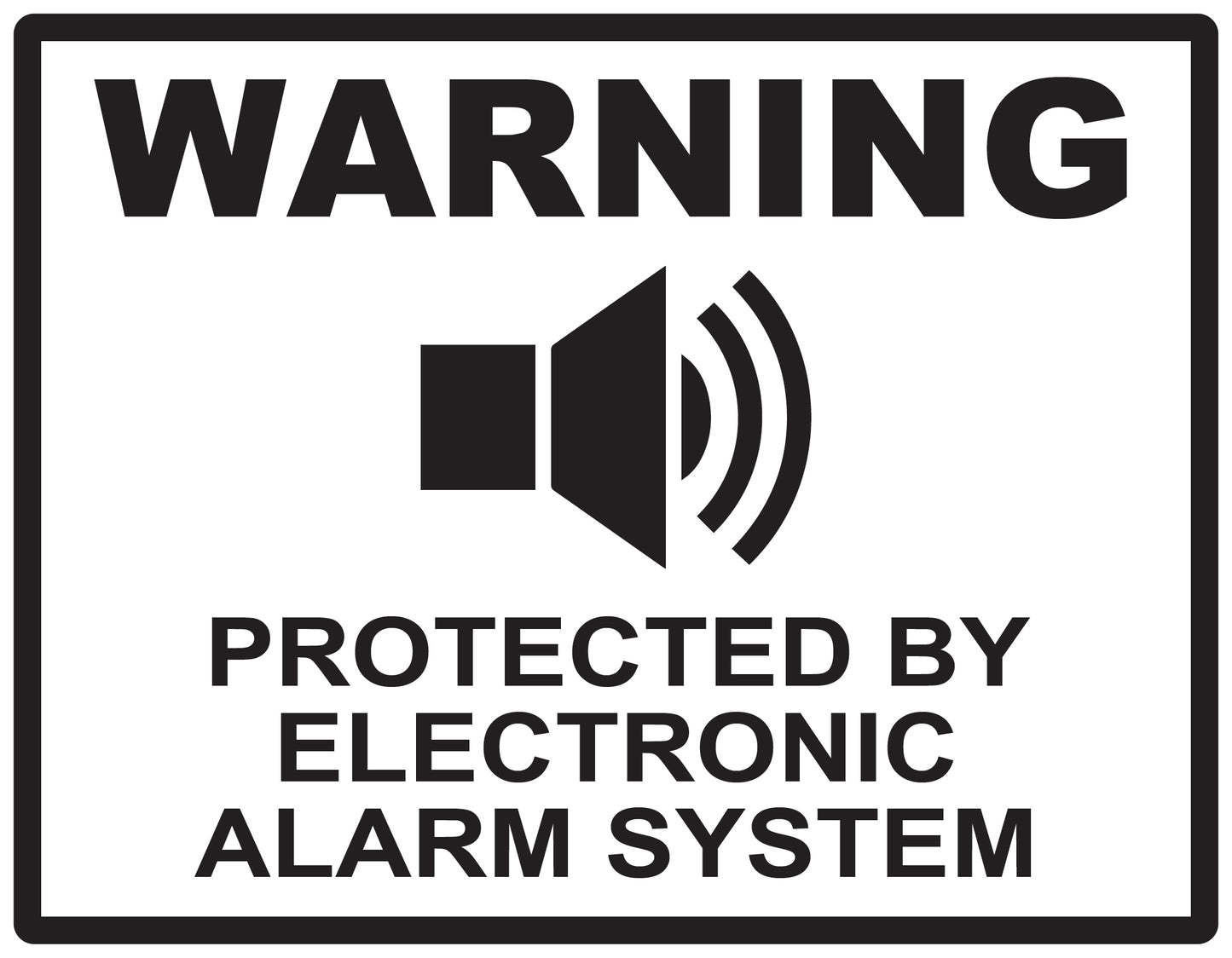 Alarm sticker 2-7 cm LH-ALARM-H-10000-88 Material transparent