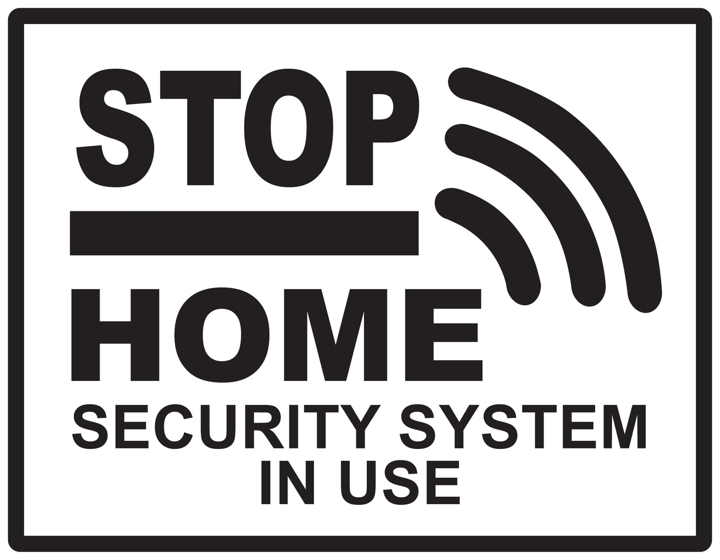 Alarm sticker 2-7 cm LH-ALARM-H-10300-88 Material transparent