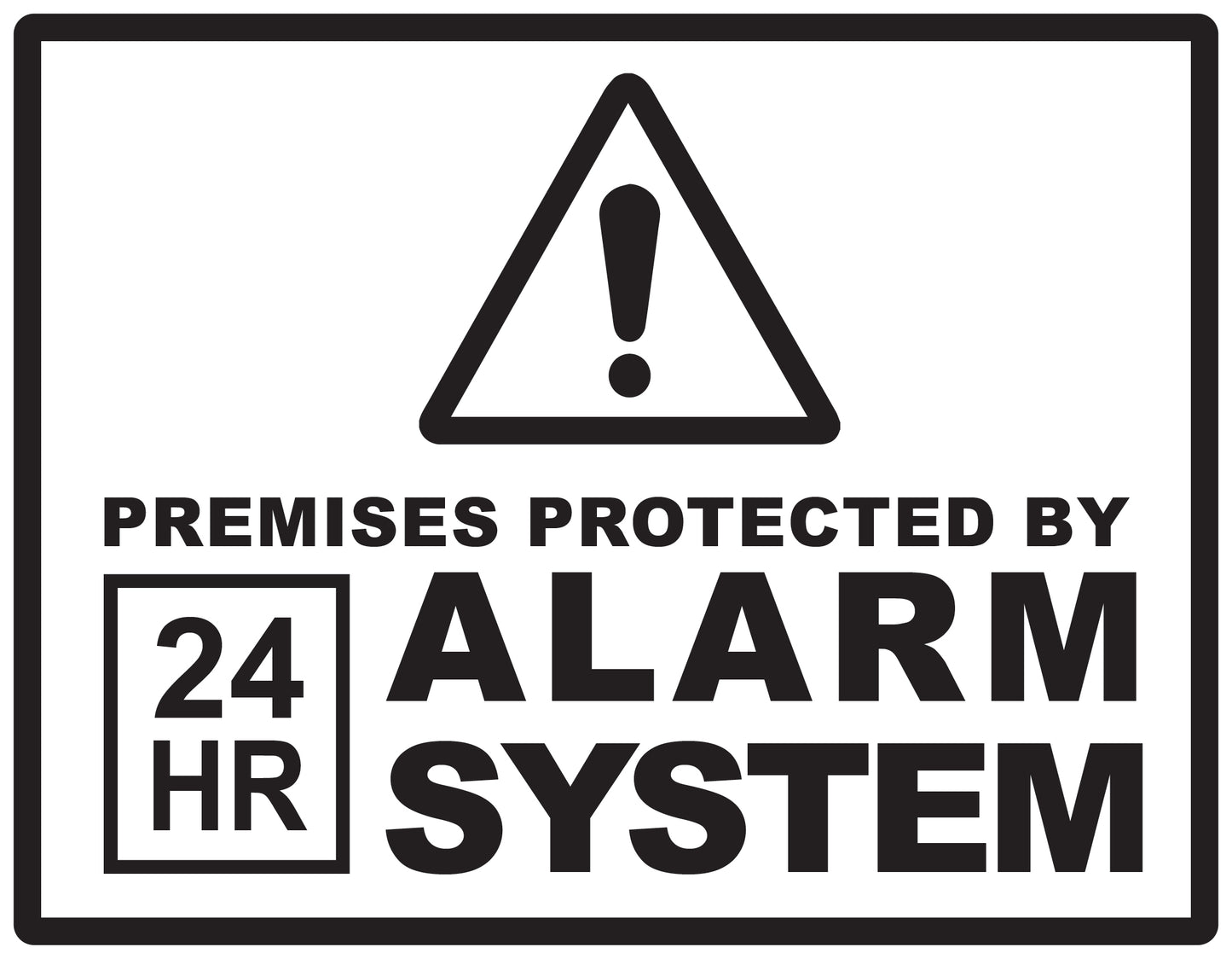 Alarm sticker 2-7 cm LH-ALARM-H-10500-88 Material transparent