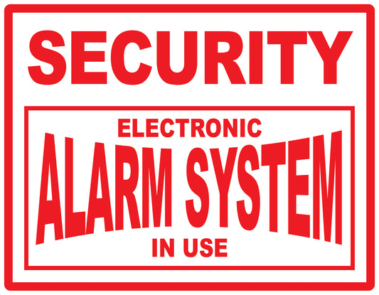 Alarm sticker 2-7 cm LH-ALARM-H-11000-0 Material transparent