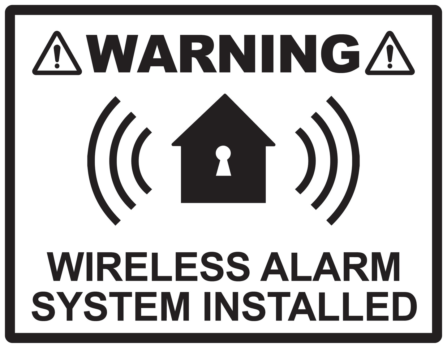 Alarm sticker 2-7 cm LH-ALARM-H-11200-88 Material transparent