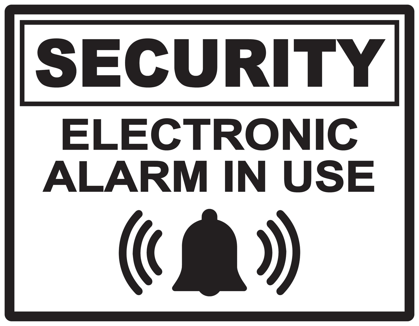 Alarm sticker 2-7 cm LH-ALARM-H-11900-88 Material transparent