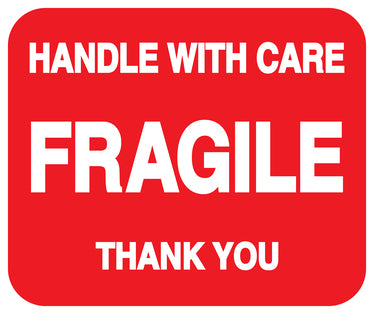 Fragile - Fragile sticker "Handle with care Fragile Thank You" LH-FRAGILE-H-10000-0-14