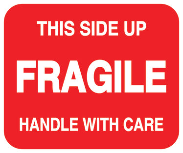 Fragile - Fragile sticker "This side up Fragile handle with care" LH-FRAGILE-H-10100-0-14