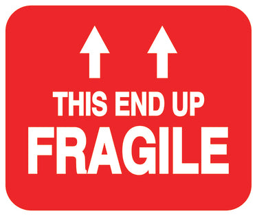 Fragile - Fragile sticker "This end up fragile" LH-FRAGILE-H-10700-0-14