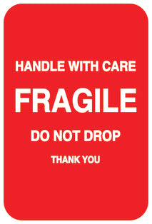 Fragile - Fragile sticker "Handle with care Do not drop Thank You" LH-FRAGILE-V-11100-0-14