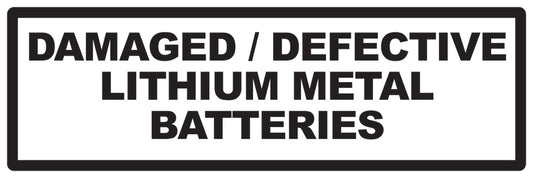 Lithium sticker 3 cm - 20 cm wide LH-LITHIUM1020