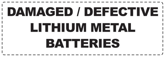 Lithium sticker 3 cm - 20 cm wide LH-LITHIUM3020