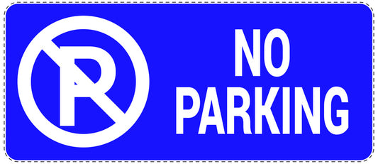 No parking Sticker "No parking " LH-NPRK-1110-44