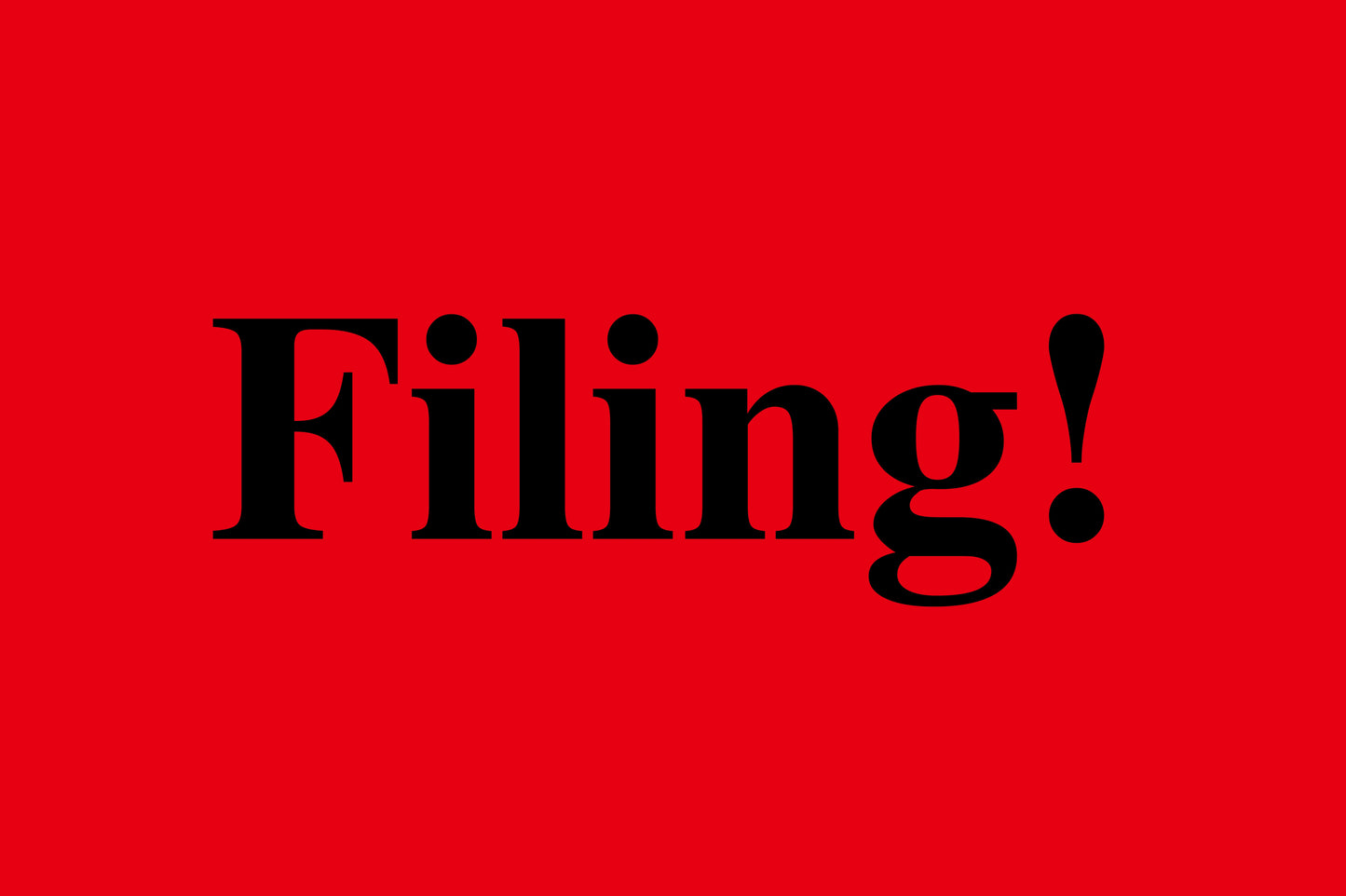 1000 stickers office organization "Filing!" made of Plastic LH-OFFICE1000-PE