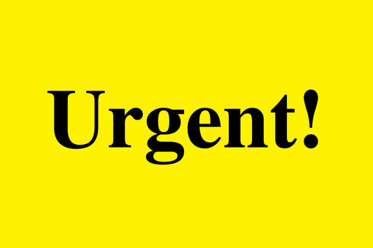 1000 stickers office organization "Urgent!" made of Plastic LH-OFFICE1100-PE