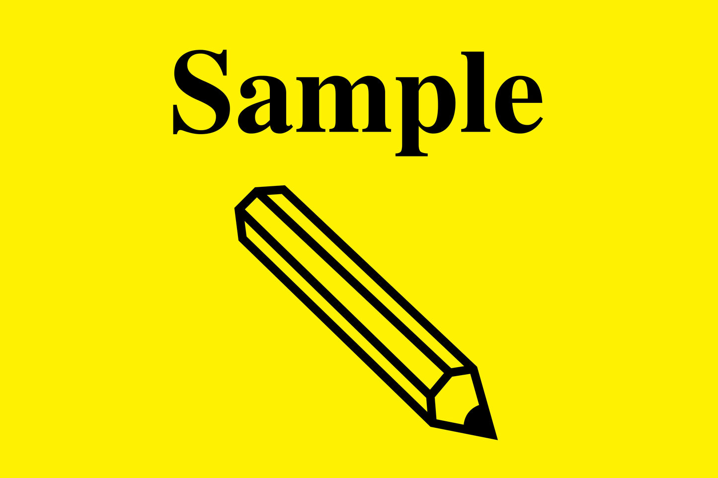 1000 stickers office organization "Sample" made of Plastic LH-OFFICE3300-PE