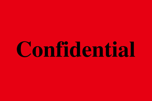 1000 stickers office organization "Confidential" made of paper LH-OFFICE500-PA