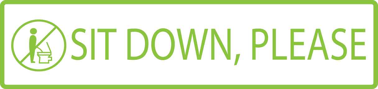 Building sticker pictograms "Sitdown, please" 5-30 cm LH-PIKTO1340-67