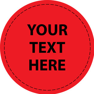 Promotional sticker Offer sticker special offer sticker " Your own text" 2-10 cm made of paper and plastic LH-PR-4350