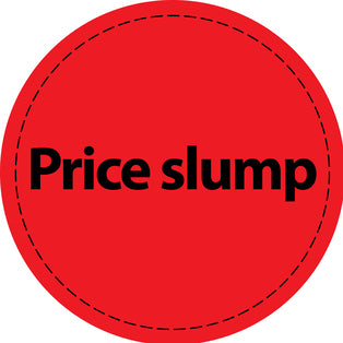 Promotional sticker Offer sticker special offer sticker " Price slump" 2-7 cm LH-PR-4400