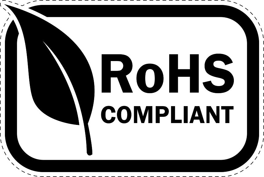 100x electrical appliances Rohs license plate LH-ROHS-21400