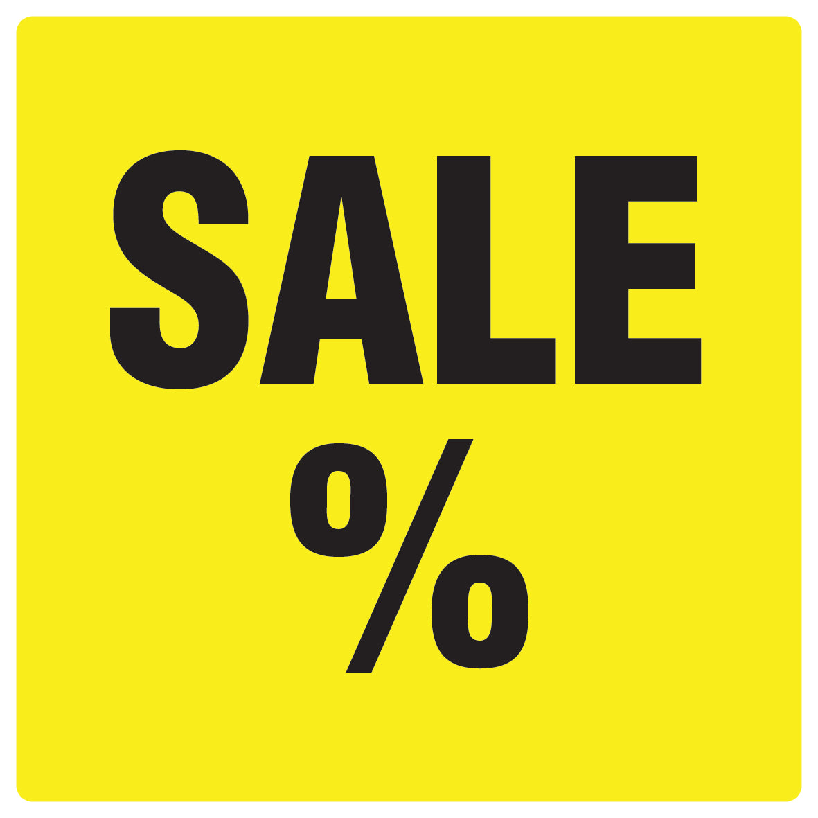 Promotional stickers square"Sale %" 2-7 cm LH-SALE-3000-QU-10-3-88
