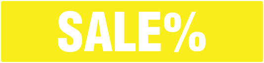 Promotional stickers rectangular "Sale%" 2-7 cm LH-SALE-3000-RE-50x12-3-0