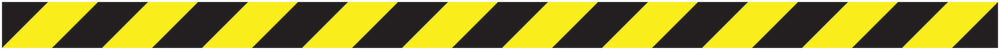 Sticker "Safety strips" 20-80 cm yellow made of PVC plastic LH-STRIPES-10000-100x5-88-803