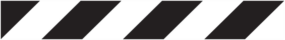Sticker "Safety strips" 20-80 cm white made of PVC plastic LH-STRIPES-10000-70x10-88-0