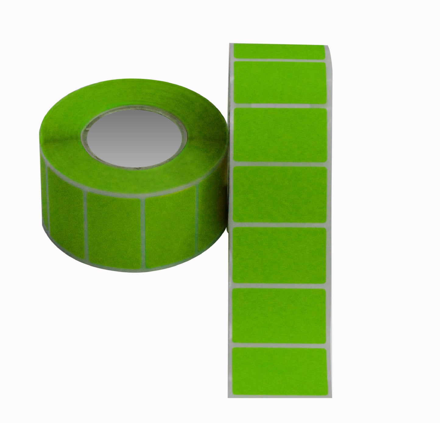 1000 self-adhesive square marking points 24x40 mm, 60x40 mm and 90x70 mm on a roll of paper