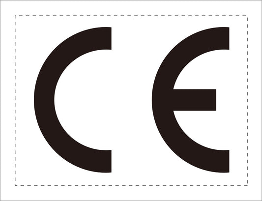 1000 CE sticker electrical appliances license plate 12 - 60 mm ES-CE-0