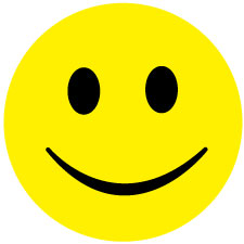 1000 smiley stickers 2-10 cm large quantities particularly affordable LH-SMI-0090