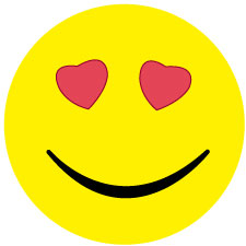 1000 smiley stickers 2-10 cm large quantities particularly affordable LH-SMI-0170