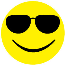 1000 smiley stickers 2-10 cm large quantities particularly affordable LH-SMI-0350