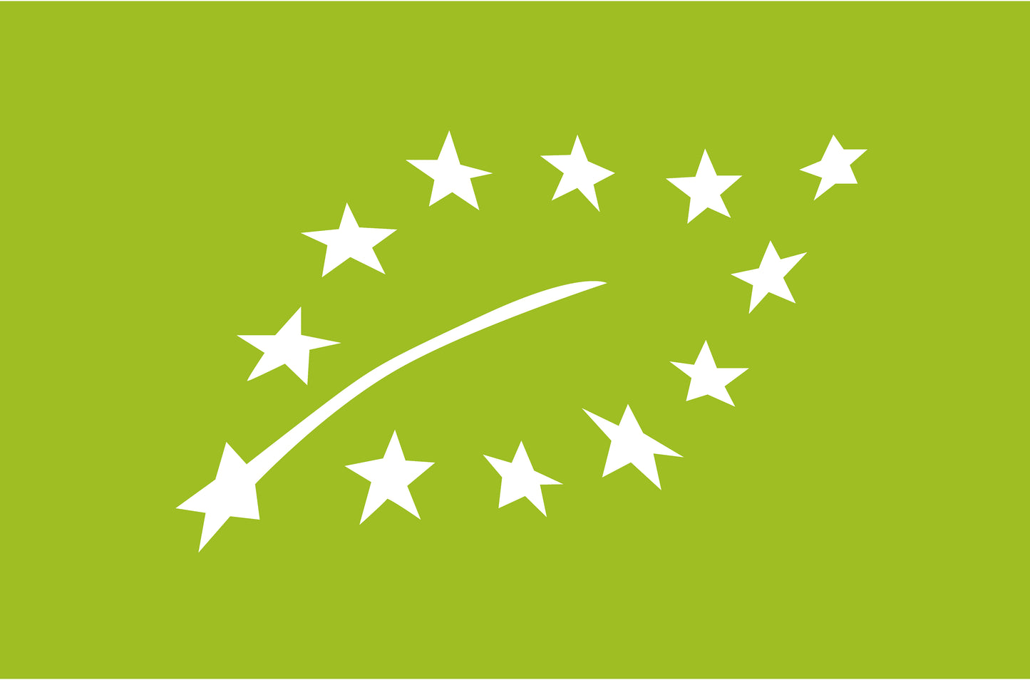 1000 EU Bio seal stickers self-adhesive in different sizes LH-BIO-EU