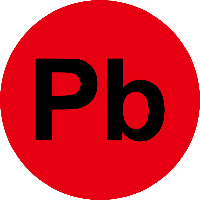 100x electrical appliances License plate "PB lead-free" sticker LH-EL-R-1300