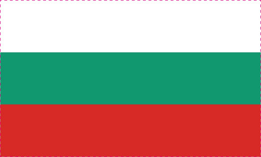 Sticker flag of Bulgaria 5-60cm Weatherproof ES-FL-BUL