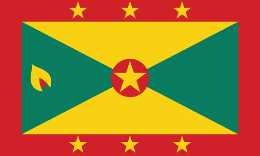 Sticker flag of Grenada 5-60cm Weatherproof ES-FL-GRE