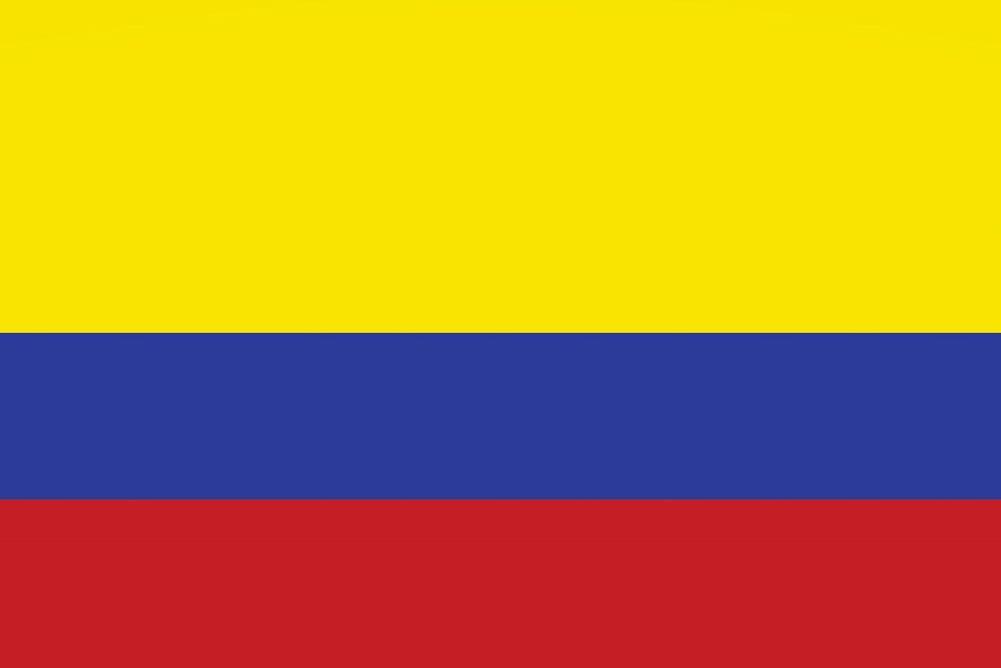 Sticker flag of Colombia 5-60cm Weatherproof ES-FL-KOL