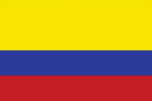 Sticker flag of Colombia 5-60cm Weatherproof ES-FL-KOL
