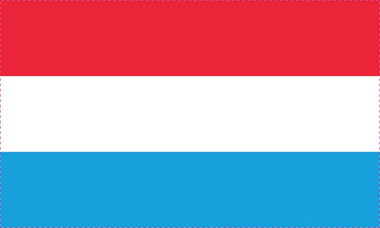 Sticker flag of Luxembourg 5-60cm Weatherproof ES-FL-LUX