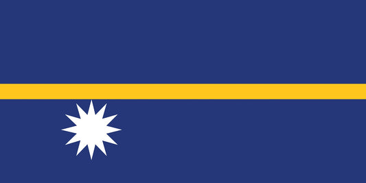 Sticker flag of Nauru 5-60cm Weatherproof ES-FL-NAU