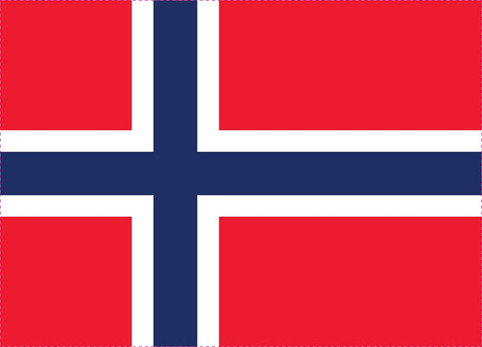 Sticker flag of Norway 5-60cm Weatherproof ES-FL-NRW