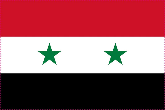 Sticker flag of Syria 5-60cm Weatherproof ES-FL-SYR