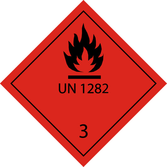 100 Dangerous Goods Labels "LH-GG-03-04" 5x5cm or 10x10 cm made of paper or plastic LH-GG-03-04