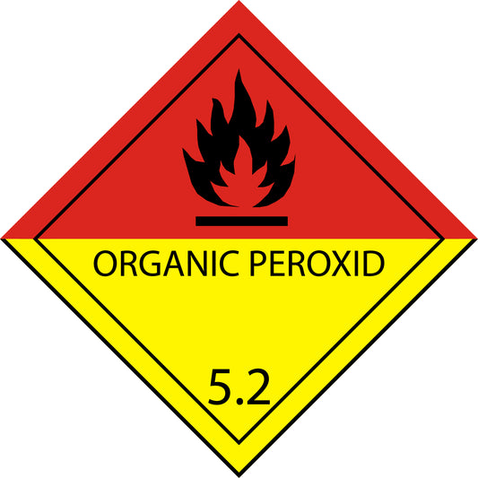 100 Dangerous Goods Labels "LH-GG-05-04" 5x5cm or 10x10 cm made of paper or plastic LH-GG-05-04